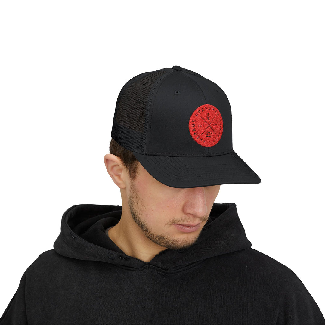 Average Streamer Society Snapback Trucker Cap - Stylish, Comfortable Hat for Gamers and Casual Wear