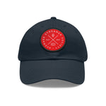 Load image into Gallery viewer, Average Streamer Society Dad Hat with Leather Patch (Round).
