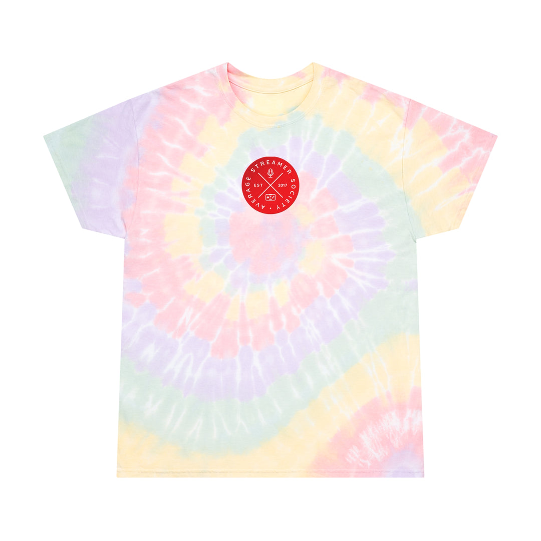 Average Streamer Society Tie-Dye Tee, Spiral