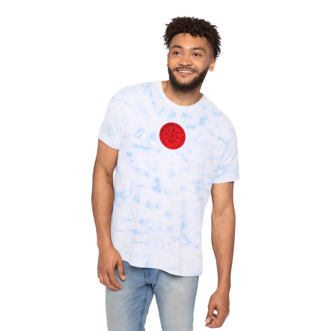 Average Streamer Society Unisex FWD Fashion Tie-Dyed T-Shirt