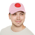 Load image into Gallery viewer, Average Streamer Society Dad Hat with Leather Patch (Round).
