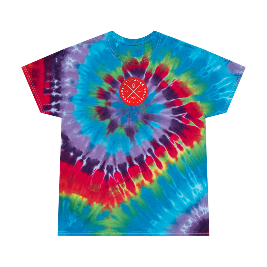 Average Streamer Society Tie-Dye Tee, Spiral