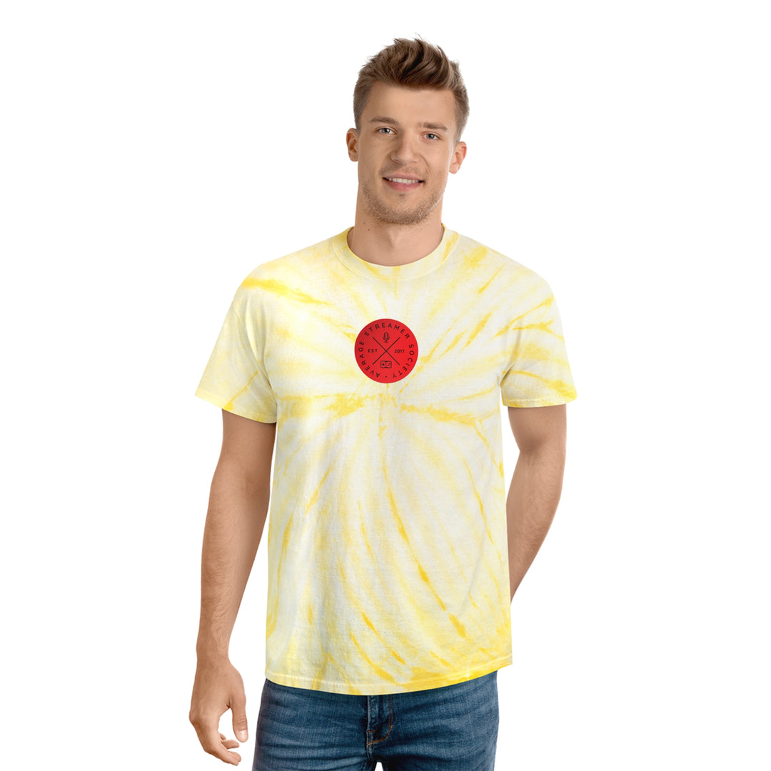 Average Streamer Society Tie-Dye Tee, Cyclone