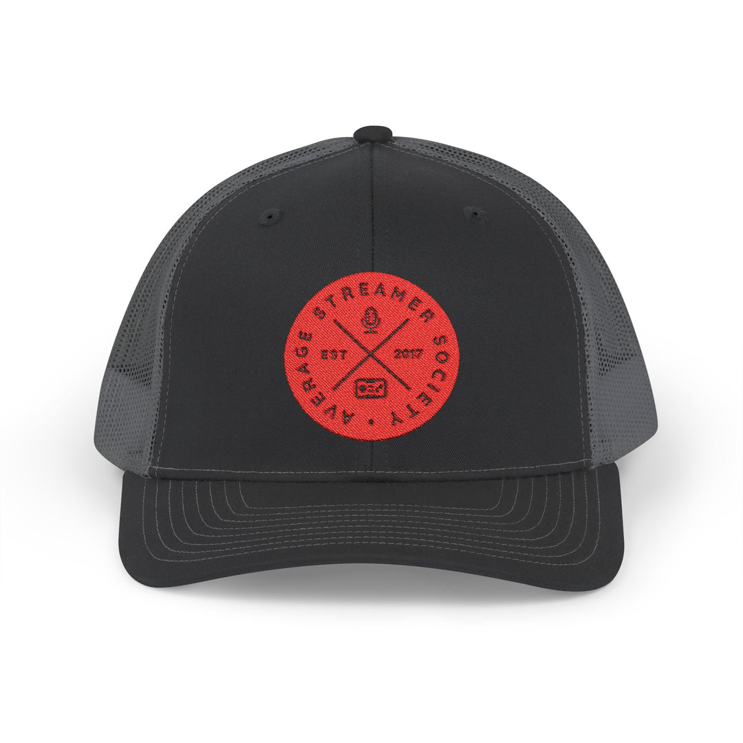 Average Streamer Society Snapback Trucker Cap - Stylish, Comfortable Hat for Gamers and Casual Wear