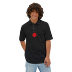 Load image into Gallery viewer, Average Streamer Society Stylish Men&#39;s Piqué Polo with Red Emblem - Perfect for Casual Outings &amp; Summer Events
