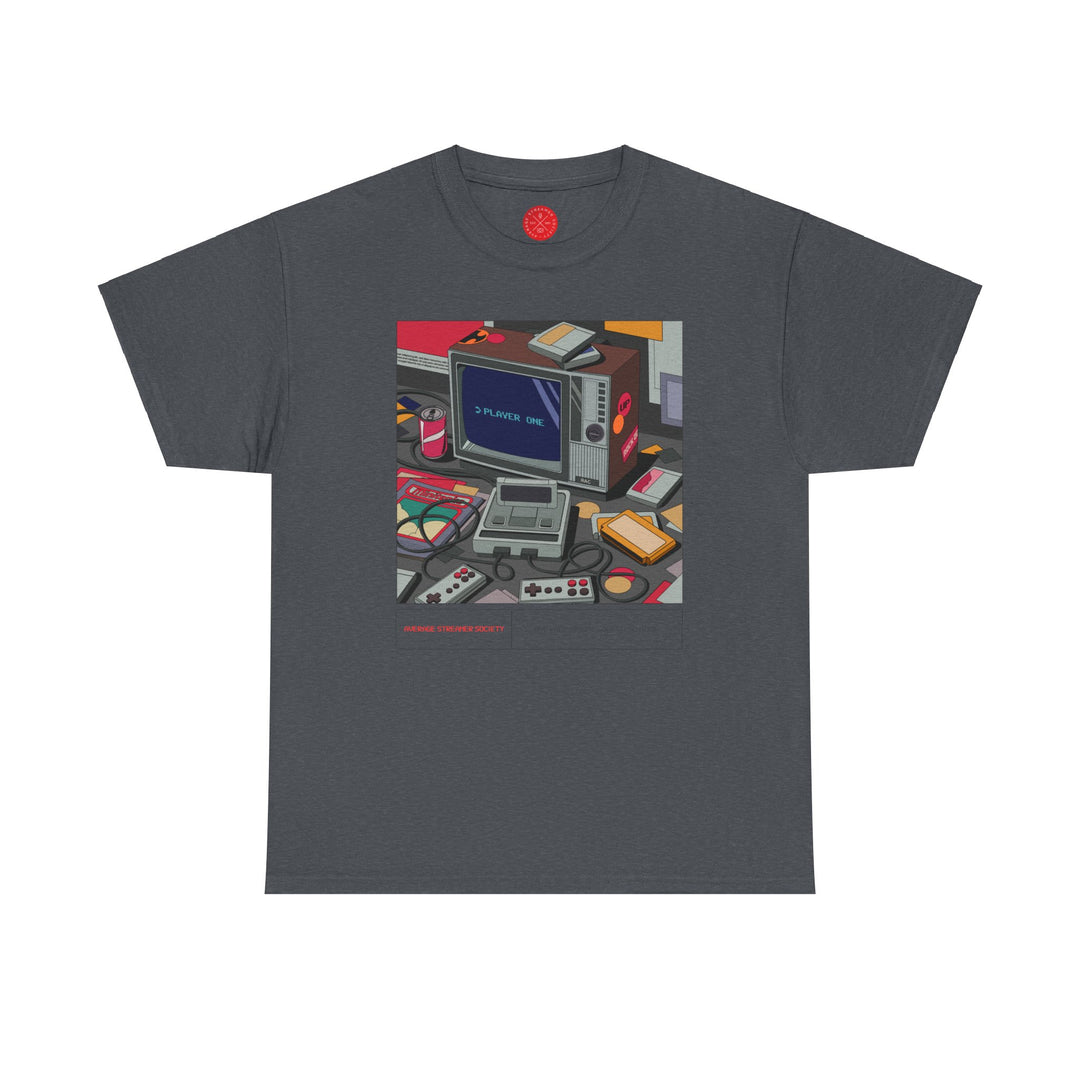 Average Streamer Society Retro 2 AVG Unisex Heavy Cotton Tee