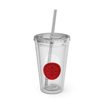 Load image into Gallery viewer, Average Streamer Society Sunsplash Tumbler with Straw, 16oz
