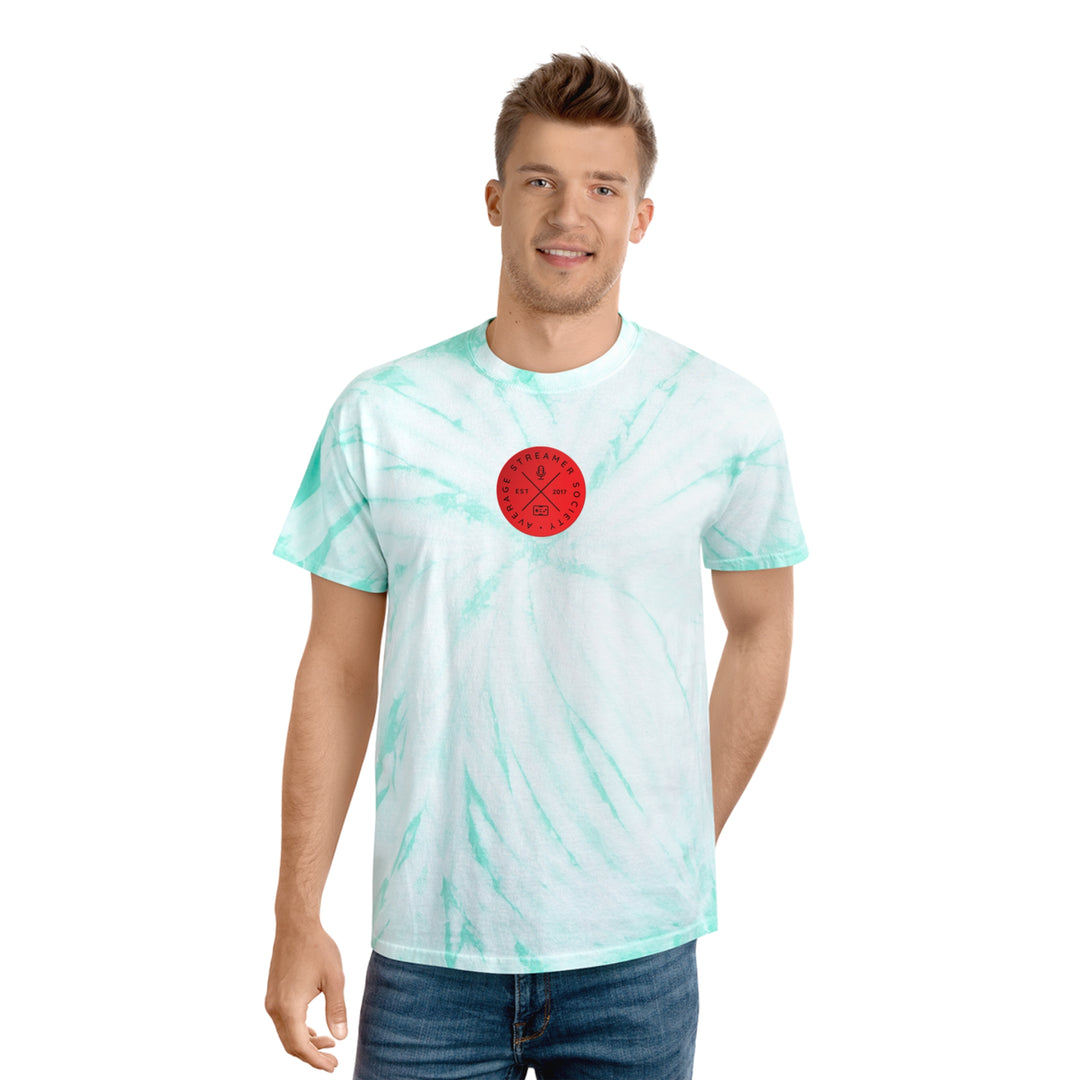 Average Streamer Society Tie-Dye Tee, Cyclone