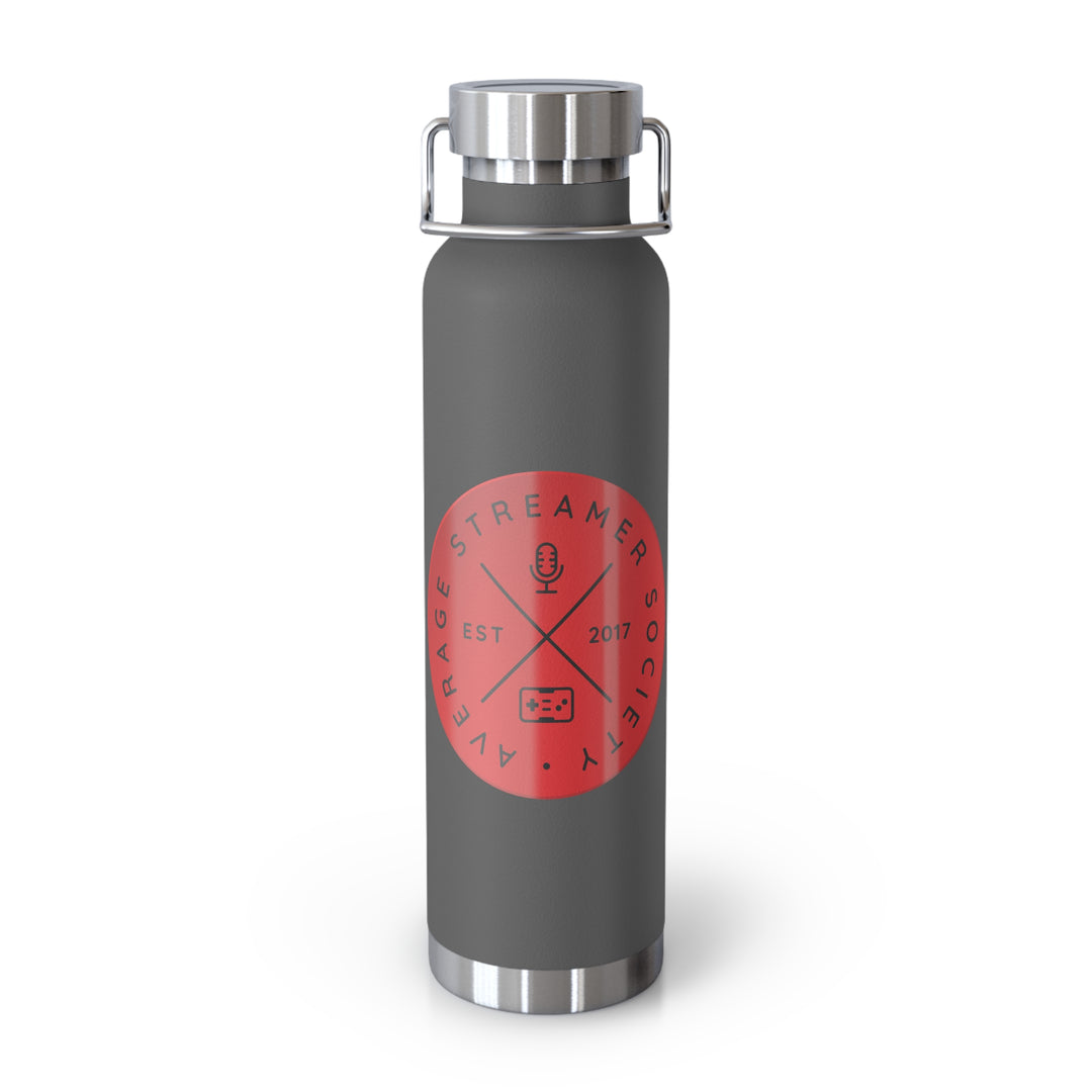 Average Streamer Society Copper Vacuum Insulated Bottle, 22oz.