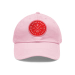 Load image into Gallery viewer, Average Streamer Society Dad Hat with Leather Patch (Round).
