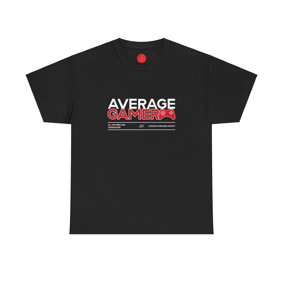 Average Streamer Society Average Gamer Unisex Heavy Cotton Tee