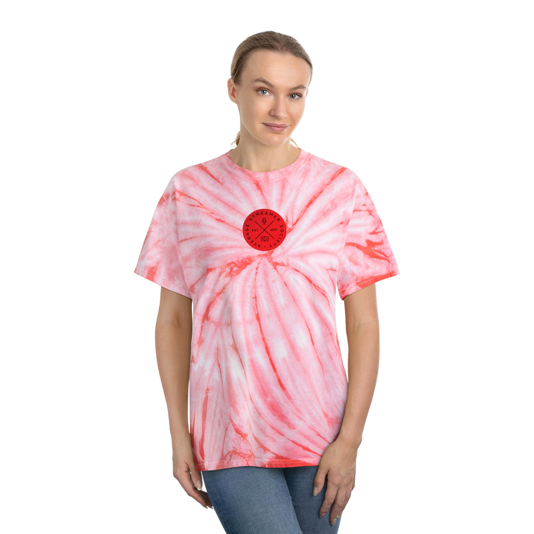 Average Streamer Society Tie-Dye Tee, Cyclone