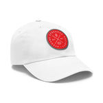 Load image into Gallery viewer, Average Streamer Society Dad Hat with Leather Patch (Round).

