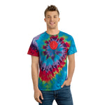 Load image into Gallery viewer, Average Streamer Society Tie-Dye Tee, Spiral
