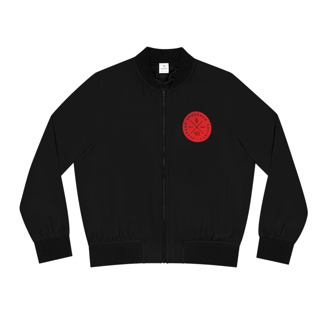 Average Streamer Society Women's Bomber Jacket (AOP)