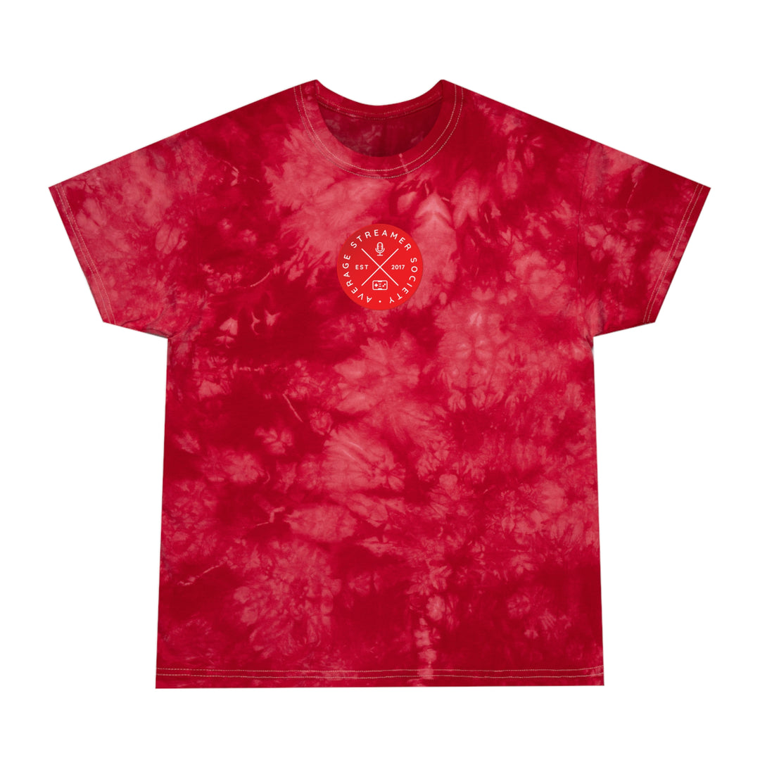 Average Streamer Society Tie-Dye Tee, Crystal