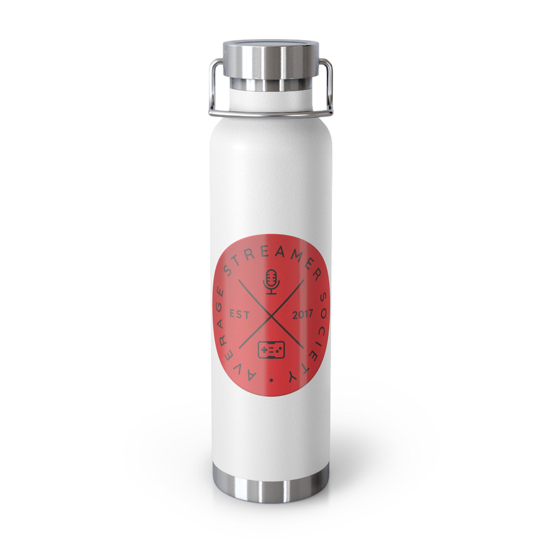 Average Streamer Society Copper Vacuum Insulated Bottle, 22oz.