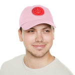 Load image into Gallery viewer, Average Streamer Society Dad Hat with Leather Patch (Round).
